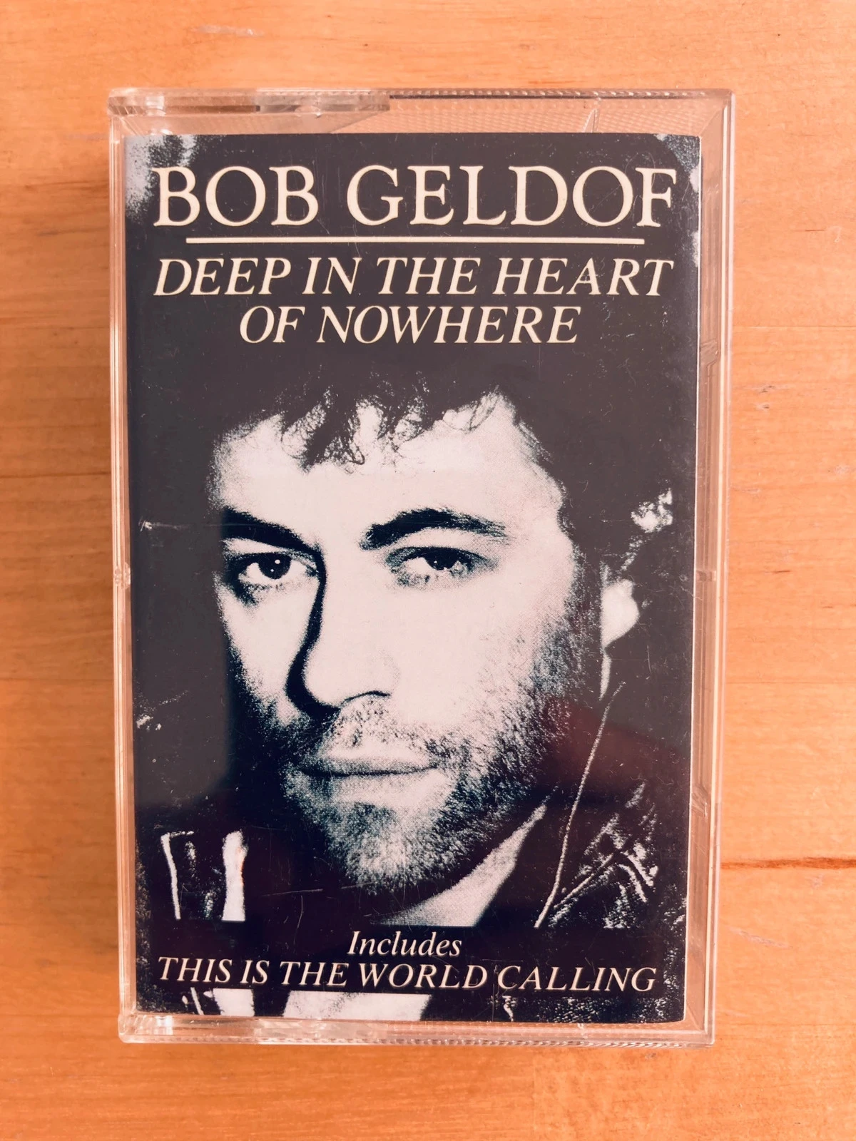 Cassette audio Bob Geldof Profond dans le cœur de nulle part.